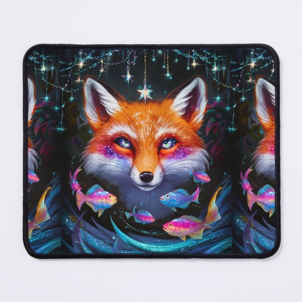 Item preview, Fox Portrait. celestial fox, magical fox designed and sold by FoxVibes.