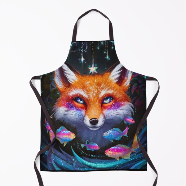 Item preview, Fox Portrait. celestial fox, magical fox designed and sold by FoxVibes.