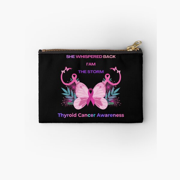 Item preview, I am The Storm Thyroid Cancer Awareness Butterfly designed and sold by etoileartshirts.