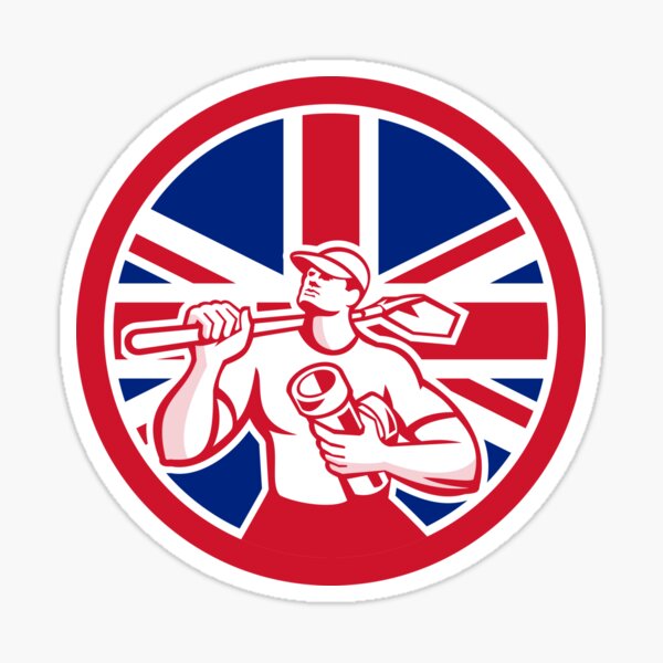 Artikel-Vorschau von Britische Drawlayer-Union Jack-Flaggen-Ikone, designt und verkauft von patrimonio.