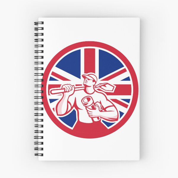 Item preview, British Drainlayer Union Jack Flag Icon designed and sold by patrimonio.