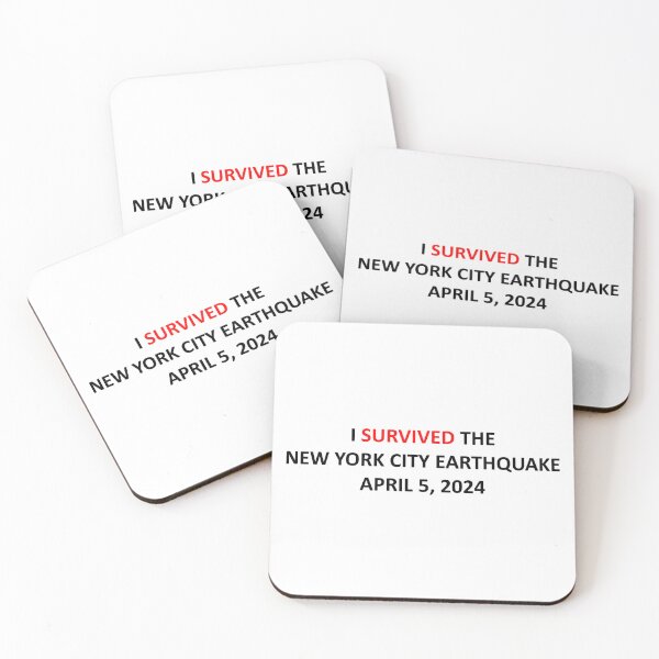 Item preview, I SURVIVED THE NEW YORK CITY EARTHQUAKE APRIL 5, 2024 designed and sold by TheAevanCo.