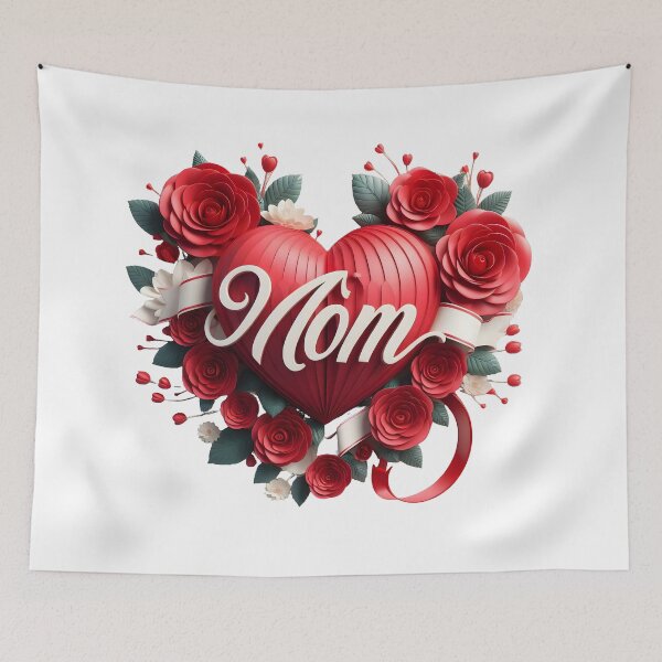 Item preview, Flower Heart for Mom: For Mom 2024 designed and sold by sofia1971.