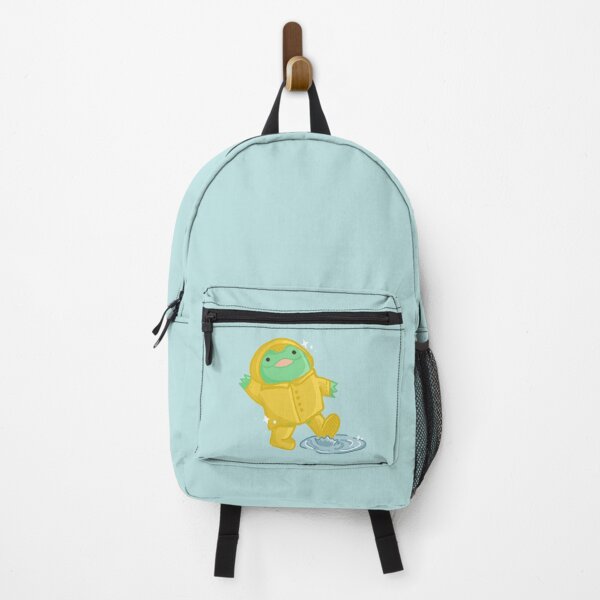 Item preview, Happy frog splashing in puddles designed and sold by FlowMinnow.