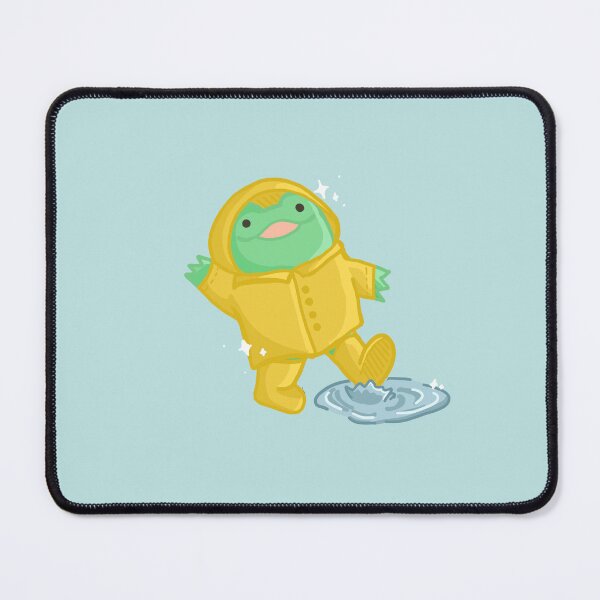 Item preview, Happy frog splashing in puddles designed and sold by FlowMinnow.
