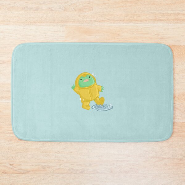 Item preview, Happy frog splashing in puddles designed and sold by FlowMinnow.