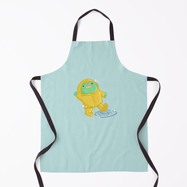 Item preview, Happy frog splashing in puddles designed and sold by FlowMinnow.