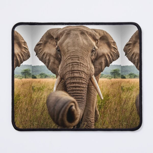Item preview, Elephant Portrait. wide angle, fisheye designed and sold by ElephantVibes.