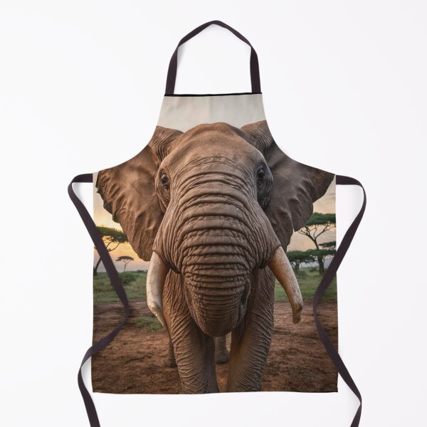 Item preview, Elephant Portrait. wide angle, fisheye designed and sold by ElephantVibes.