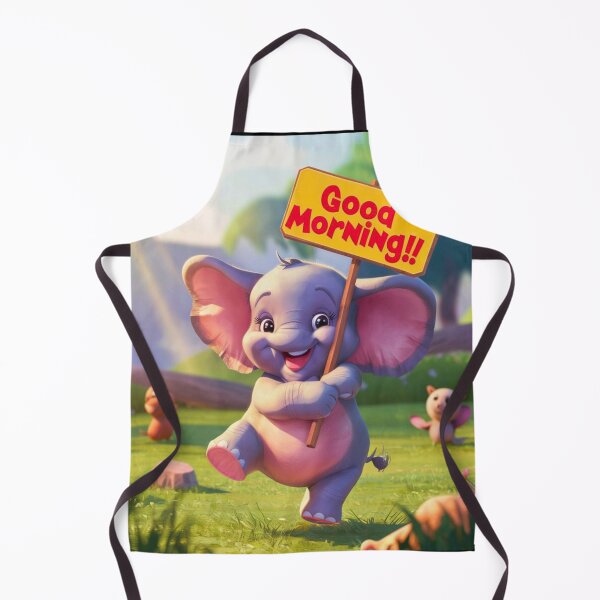 Item preview, Elephant Portrait. cute elephant, good morning designed and sold by ElephantVibes.