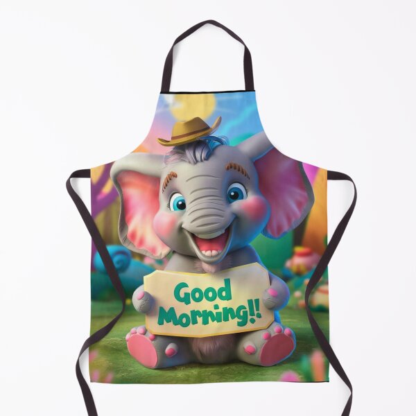 Item preview, Elephant Portrait. cute elephant, good morning designed and sold by ElephantVibes.