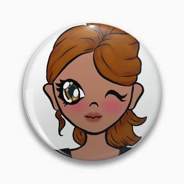 Item preview, Chibi Face brunette cutie - black shirt  designed and sold by NerdyChibi.