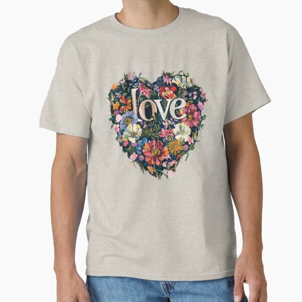 Item preview, Spring’s Love Embrace: Flowers and Heart designed and sold by Ace Apparel  Attire.