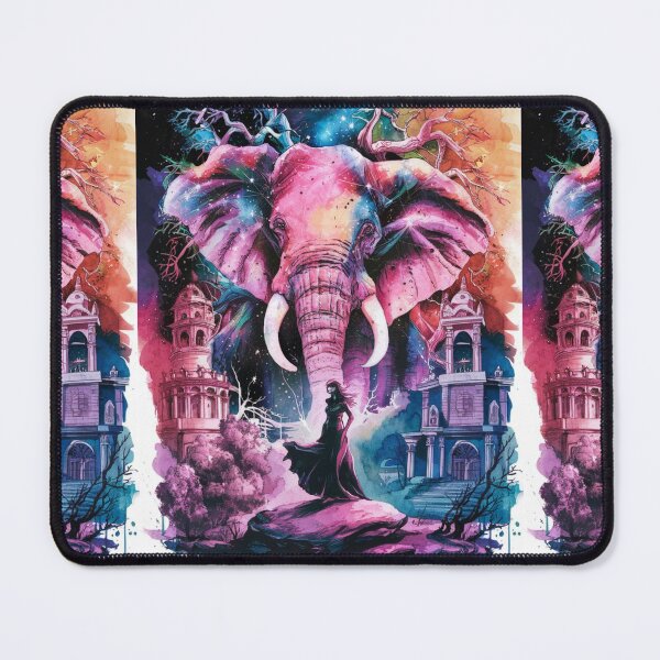 Item preview, Elephant Portrait. celestial elephant, magical elephant designed and sold by ElephantVibes.