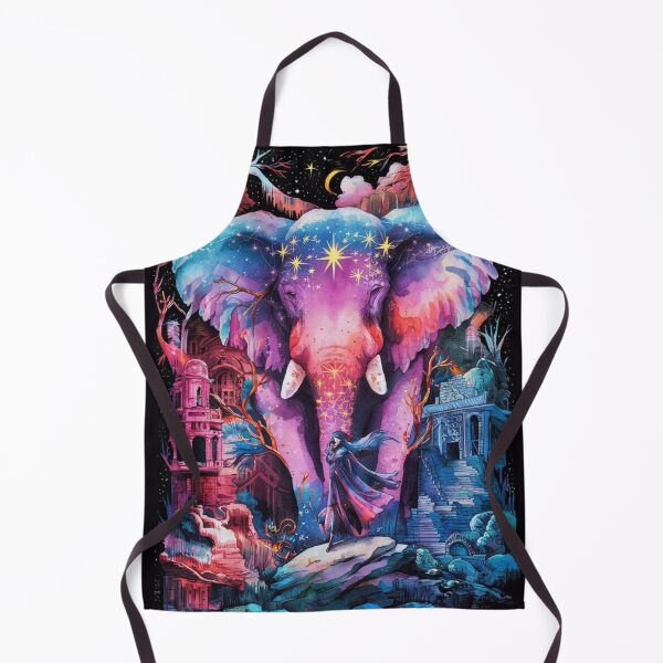 Item preview, Elephant Portrait. celestial elephant, magical elephant designed and sold by ElephantVibes.