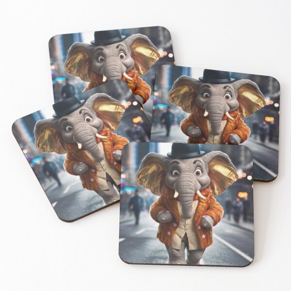 Item preview, Elephant Portrait. anthropomorphic elephant, elephant character designed and sold by ElephantVibes.