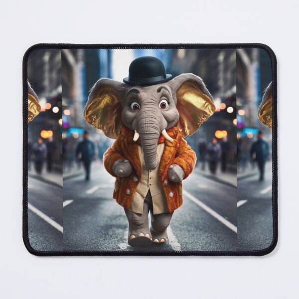 Item preview, Elephant Portrait. anthropomorphic elephant, elephant character designed and sold by ElephantVibes.