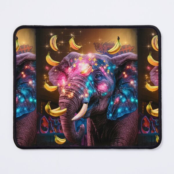 Item preview, Elephant Portrait. celestial elephant, magical elephant designed and sold by ElephantVibes.