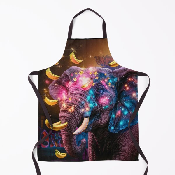 Item preview, Elephant Portrait. celestial elephant, magical elephant designed and sold by ElephantVibes.