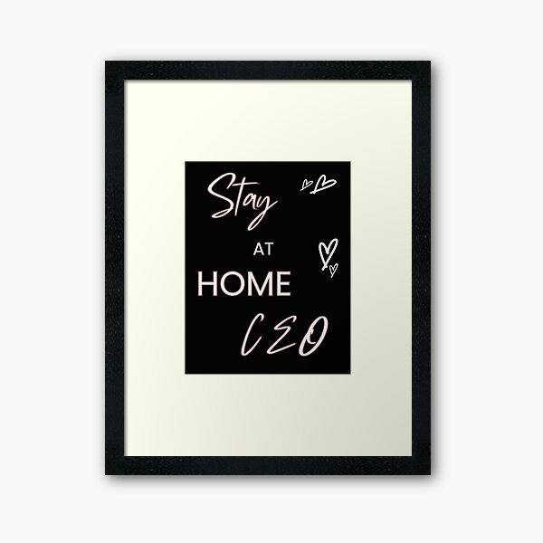 Item preview, Stay at home CEO  designed and sold by Rendanimolele.