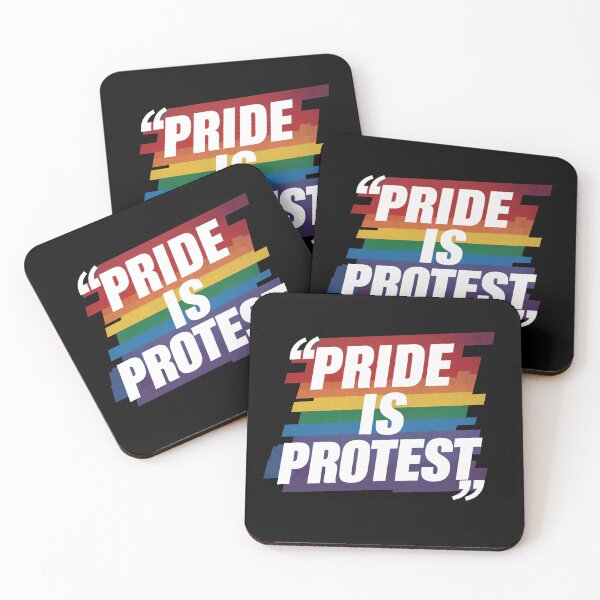 Item preview, PRIDE IS PROTEST LGBTQ+ Pride Month Festival designed and sold by overheadclick.