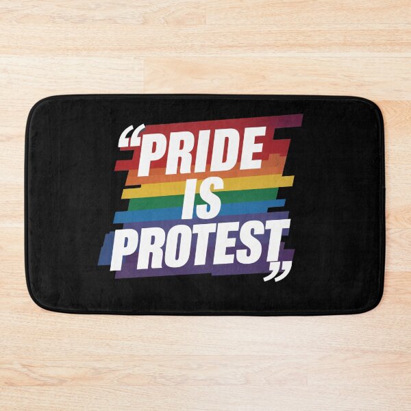 Item preview, PRIDE IS PROTEST LGBTQ+ Pride Month Festival designed and sold by overheadclick.
