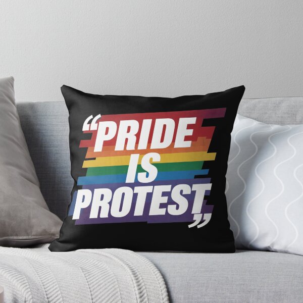 Item preview, PRIDE IS PROTEST LGBTQ+ Pride Month Festival designed and sold by overheadclick.