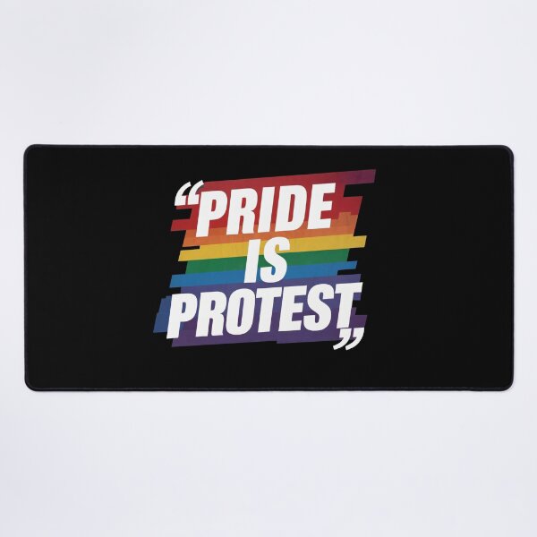 Item preview, PRIDE IS PROTEST LGBTQ+ Pride Month Festival designed and sold by overheadclick.