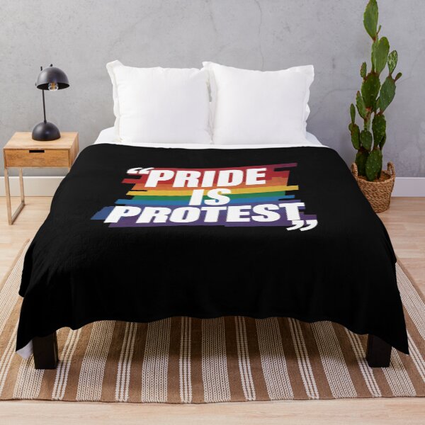 Item preview, PRIDE IS PROTEST LGBTQ+ Pride Month Festival designed and sold by overheadclick.