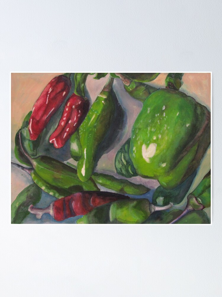 Thumbnail 1 of 3, Poster, Peppers designed and sold by tomoenk6.