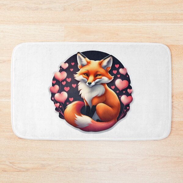 Item preview, Fox and Heart designed and sold by PrintCreations9.