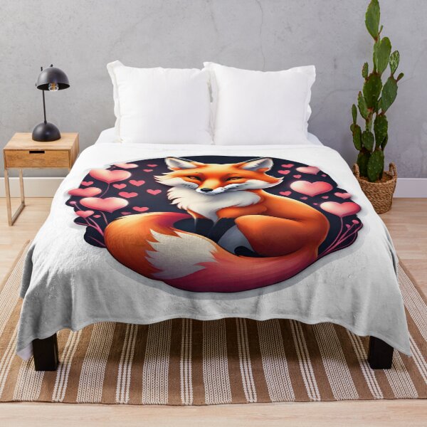 Item preview, Fox and Heart designed and sold by PrintCreations9.