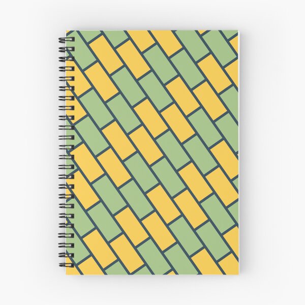 Item preview, Yellow Brick Wall Pattern- Modern Pattern Fishbone Green designed and sold by RoyalStarsPatts.