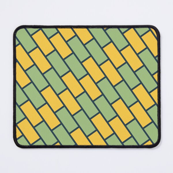 Item preview, Yellow Brick Wall Pattern- Modern Pattern Fishbone Green designed and sold by RoyalStarsPatts.