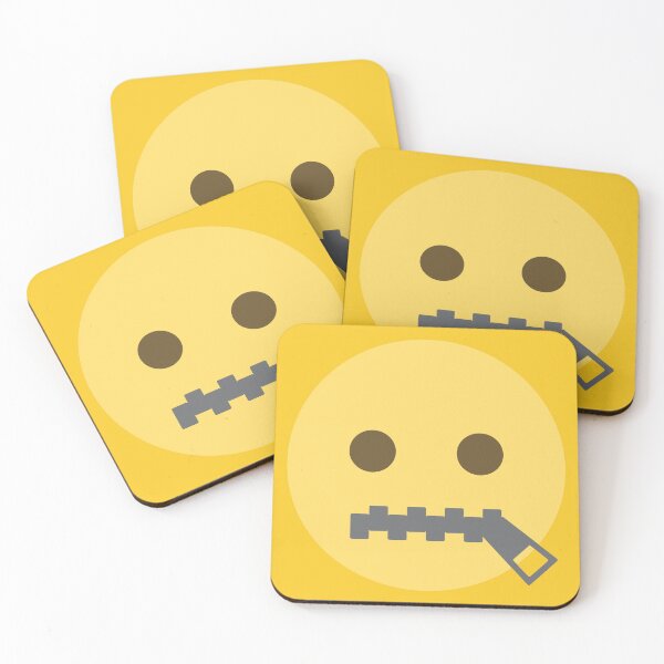 Item preview, Zipper Mouth Lips Are Sealed Emoji designed and sold by patternsbyposh.