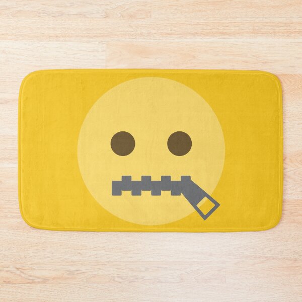 Item preview, Zipper Mouth Lips Are Sealed Emoji designed and sold by patternsbyposh.