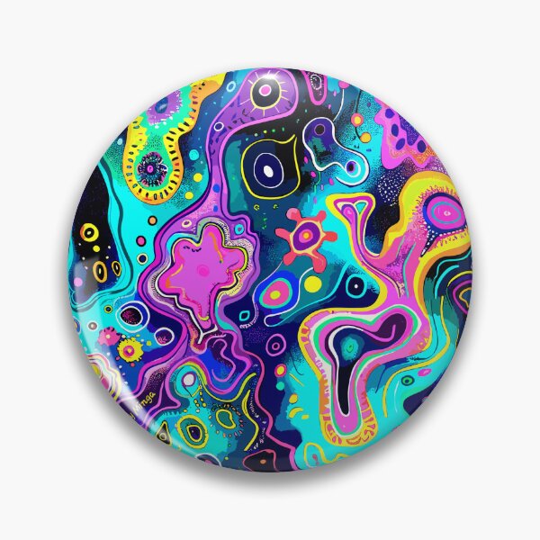 Item preview, Art By Minga Colorful Psychedelic Abstract Design designed and sold by Artbyminga.
