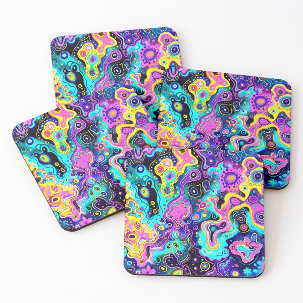 Item preview, Art By Minga Colorful Psychedelic Abstract Design designed and sold by Artbyminga.