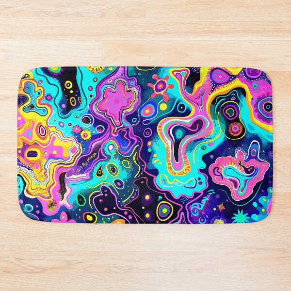 Item preview, Art By Minga Colorful Psychedelic Abstract Design designed and sold by Artbyminga.