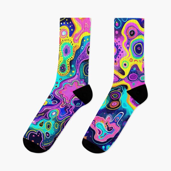 Item preview, Art By Minga Colorful Psychedelic Abstract Design designed and sold by Artbyminga.