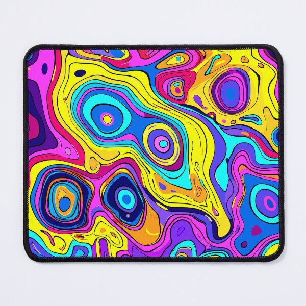 Item preview, Art By Minga Vibrant Psychedelic Abstract Design designed and sold by Artbyminga.