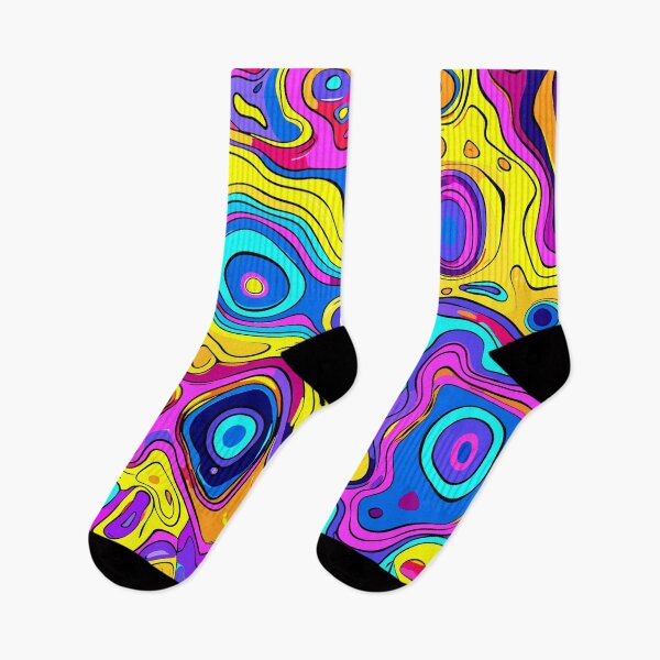 Item preview, Art By Minga Vibrant Psychedelic Abstract Design designed and sold by Artbyminga.