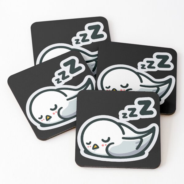 Item preview, Cute Kittiwake Bird Sleeping designed and sold by BluRockDesigns.