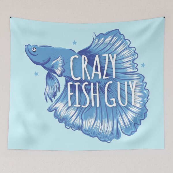Item preview, Crazy fish guy designed and sold by jazzydevil.