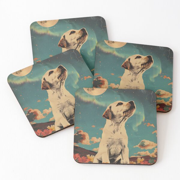 Item preview, Adorable Vintage Art Cute Labrador Puppy Dog Retro designed and sold by LVTFCOarts.