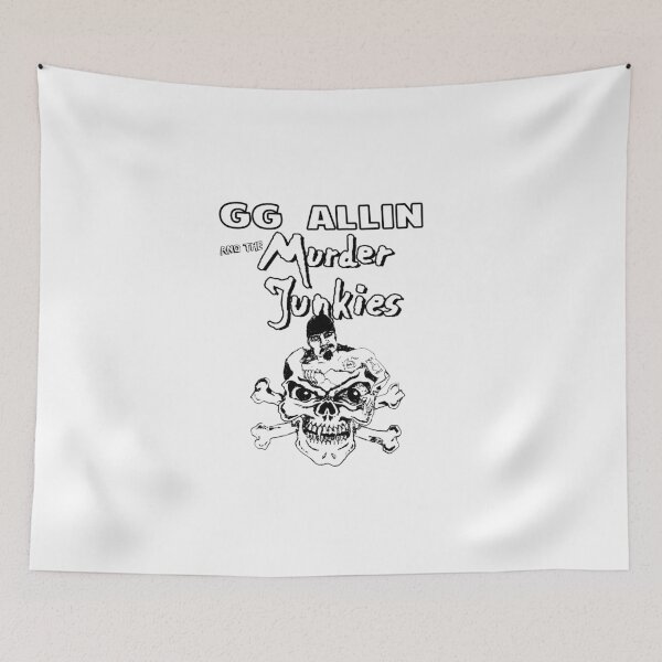 Item preview, GG ALLIN & THE MURDER JUNKIES B&W VERSION designed and sold by skeletons-lair.