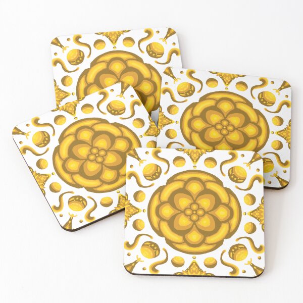 Item preview, Repeating Colorful Mandala Design - Golden Lotus  designed and sold by mikaylawiser.