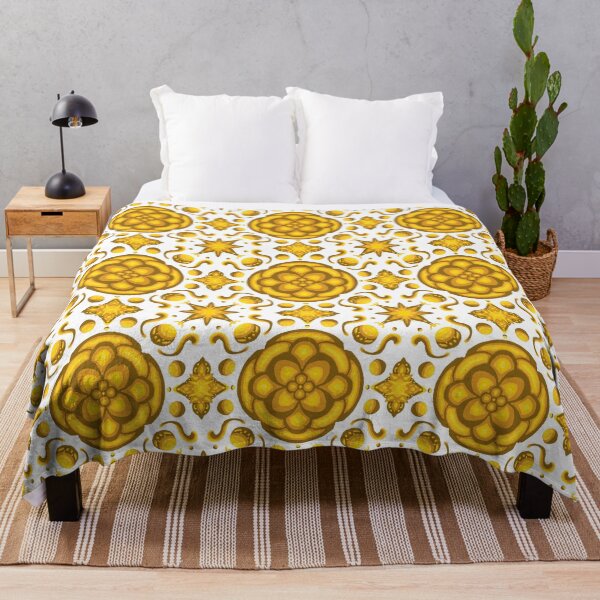 Item preview, Repeating Colorful Mandala Design - Golden Lotus designed and sold by mikaylawiser.