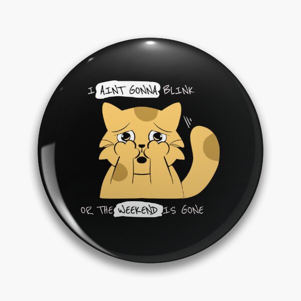 Item preview, Monday again - cat humor - Blue monday - Almost monday designed and sold by stayartsy07.