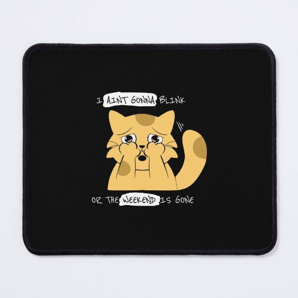 Item preview, Monday again - cat humor - Blue monday - Almost monday designed and sold by stayartsy07.